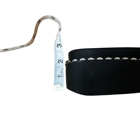 Chinese Laundry Promise Black Leather Flatform Slide Sandals - Picture 12 of 12